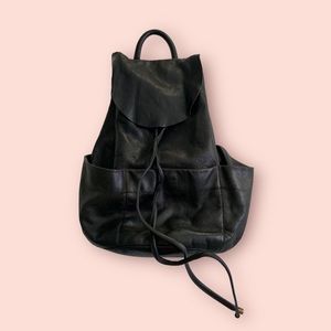 COS Leather Purse Small Backpack